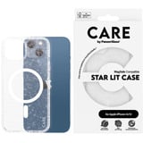 PanzerGlass Urban Combat Star Lit Case, Handyhülle transparent/weiß, iPhone 14 / 13, MagSafe