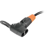 SKS Fußpumpe AIRSTEP, Luftpumpe schwarz/grau, MULTI VALVE-Pumpenkopf