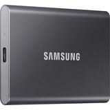 Samsung Portable SSD T7 1TB, Externe SSD grau, USB-C 3.2 Gen 2 (10 Gbit/s), extern