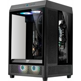 Thermaltake Triton V2 Black, Gaming-PC schwarz/transparent, Windows 11 Home 64-Bit