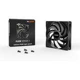 be quiet! Pure Wings 3 120mm PWM high-speed, Gehäuselüfter schwarz, 120 mm