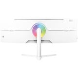 Arozzi Nova 49TUW165, Gaming-Monitor 124.5 cm (49 Zoll), weiß, UWQHD, VA, Curved, HDMI, DP, USB-C, USB-Hub, 165Hz Panel