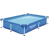 Bestway Steel Pro Frame Pool, 221cm x 150cm, Schwimmbad blau, Höhe 43cm