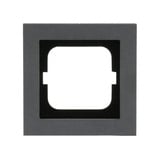 Busch-Jaeger Abdeckrahmen 1-fach, Abdeckung grau, Retail