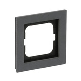 Busch-Jaeger Abdeckrahmen 1-fach, Abdeckung grau, Retail