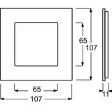 Busch-Jaeger Rahmen einfach bronze, Retail