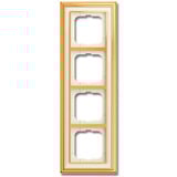 Busch-Jaeger Rahmen vierfach weiß, Retail