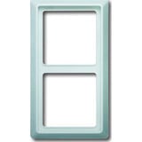 Busch-Jaeger Rahmen zwei fach Allwetter 44 weiß, Retail