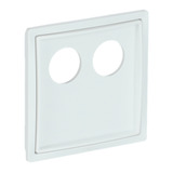 Busch-Jaeger Zentralscheibe Studio Rufsysteme 2548-020 D-84, Abdeckung weiß, Retail