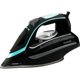 Cecotec 3D ForceAnodized 750 Smart, Dampfbügeleisen schwarz/hellblau