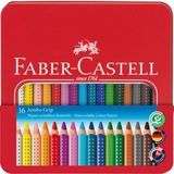 Faber-Castell Jumbo Grip Buntstift, 16er Metalletui, Set 