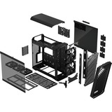 Fractal Design Torrent Black TG Light Tint, Tower-Gehäuse schwarz, Tempered Glass