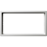 Gira Abdeckrahmen 2-fach Rahmenweiß glänzend weiß (glänzend), Retail