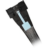 ICY BOX Kabel MCIO x8 SFF-TA-1016 > 2x MCIO x4 SFF-TA-1016 schwarz, 50cm