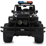 Jamara Deluxe Car Series - Jeep Wrangler Police, RC schwarz/weiß, Maßstab 1:14, 2,4 GHz