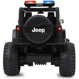 Jamara Deluxe Car Series - Jeep Wrangler Police, RC schwarz/weiß, Maßstab 1:14, 2,4 GHz