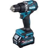 Makita Akku-Bohrschrauber DF002GA202 XGT, 40Volt blau/schwarz, 2x Li-Ionen Akku 2Ah, MAKPAC