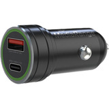 MediaRange 30W Kfz-Ladeadapter, USB-A, USB-C, Ladegerät schwarz, Power Delivery 3.0