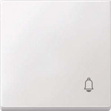 Merten Wippe Klingel für Wechselschalter, Kreuzschalter und Taster, 1-fach, Thermoplast Retail