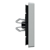 Merten Wippe Schlüssel Wechsel Schalter Kreuz Schalter Taster Einsatz aluminium, Retail