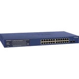 Netgear GS724TP, Switch blau, 190W PoE Budget