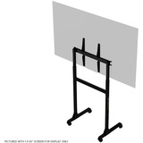 Next Level Racing Freestanding Single Monitor Stand, Monitorhalterung schwarz, für 61,0-215,9 cm (24"-85") Displays