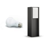 Philips Hue White Turaco Sockelleuchte, LED-Leuchte anthrazit
