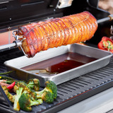RÖSLE Universalschale Edelstahl PRO 41 x 22 cm, Grillschale edelstahl