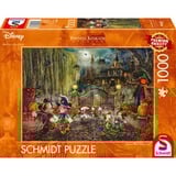 Schmidt Spiele Thomas Kinkade Studios: Disney Dreams Collection - Mickey & Minnie Halloween Fun, Puzzle 1000 Teile