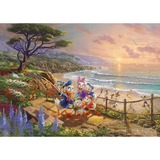Schmidt Spiele Thomas Kinkade Studios: Disney - Donald and Daisy A Duck Day Afternoon, Puzzle 1000 Teile