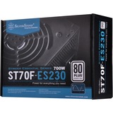 SilverStone SST-ST70F-ES230, PC-Netzteil schwarz, 4x PCIe, 700 Watt