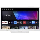 Telefunken XH24VP550M-W, LED-Fernseher 60 cm (24 Zoll), weiß, HD-Ready, Triple-Tuner, Mediaplayer