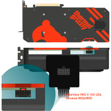 Thermal Grizzly WireView Pro II, Sensor schwarz, Reversed, 12V-2x6-Pin, USB-C