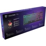Turtle Beach Vulcan TKL, Gaming-Tastatur schwarz, DE-Layout, TITAN Red