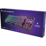 Turtle Beach Vulcan TKL, Gaming-Tastatur schwarz, DE-Layout, TITAN Red