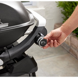Weber Gasgrill Q 2200N mit Stand schwarz, 4,10 kW, mit Seitentischen