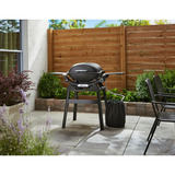 Weber Gasgrill Q 2200N mit Stand schwarz, 4,10 kW, mit Seitentischen