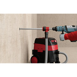 fischer Hohlbohrer-Connector FHD II C, Staubsauger-Aufsatz rot/schwarz, passend zu ø12 - 20 mm