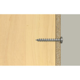 fischer Spanplattenschraube PowerFast II 6,0x50 Halbrundkopf TX 100 Stück, mit Vollgewinde, Edelstahl A2