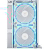 ASUS PRIME AP202 TG ARGB , Tower-Gehäuse weiß, Tempered Glass x 2