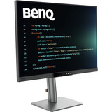 BenQ RD280UG Programmiermonitor, LED-Monitor 71.6 cm (28.2 Zoll), silber, UHD+, IPS, HDMI, DP, USB-C, USB-Hub, MoonHalo Backlight, 120Hz Panel