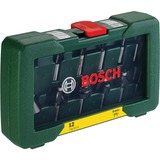 Bosch Heimwerken & Garten Wolfram-Carbide-Fräser-Set, 12-teilig 8mm Schaft