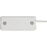 Brennenstuhl estilo USB-Multiladegerät weiß/edelstahl, 5x USB, PD 20 Watt