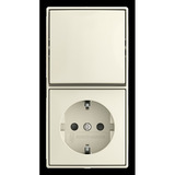 Busch-Jaeger Kombination Wippschalter 2601/6/20 EAPBJ-522 weiß, Retail