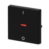 Busch-Jaeger Kontrollwippe mit Aufdruck Ein-Aus-Schalter matt schwarz, Retail