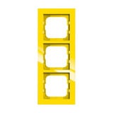 Busch-Jaeger Rahmen dreifach gelb, Retail