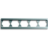 Busch-Jaeger Rahmen fünffach waagerecht alpha 1725 KA-266 titan, Retail