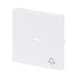 Busch-Jaeger Wippe mit Symbol Klingel weiß (glänzend), Retail