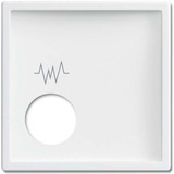 Busch-Jaeger Zentralscheibe studioweiß, Abdeckung weiß, Retail