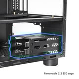 Chieftec CI-03B-OP, Cube-Gehäuse schwarz